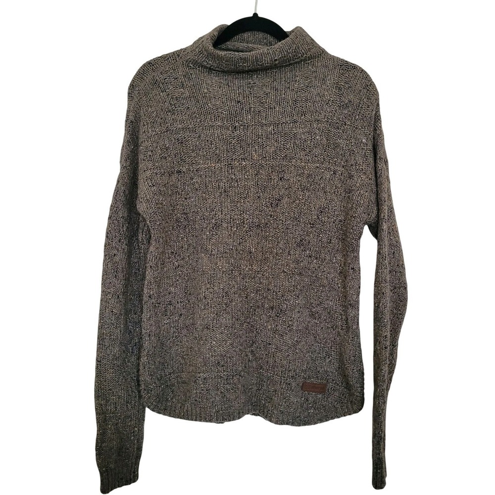 Sherpa‎ Yuden Merino Wool Knit Turtleneck Pullover Sweater Gray Women's Size S
